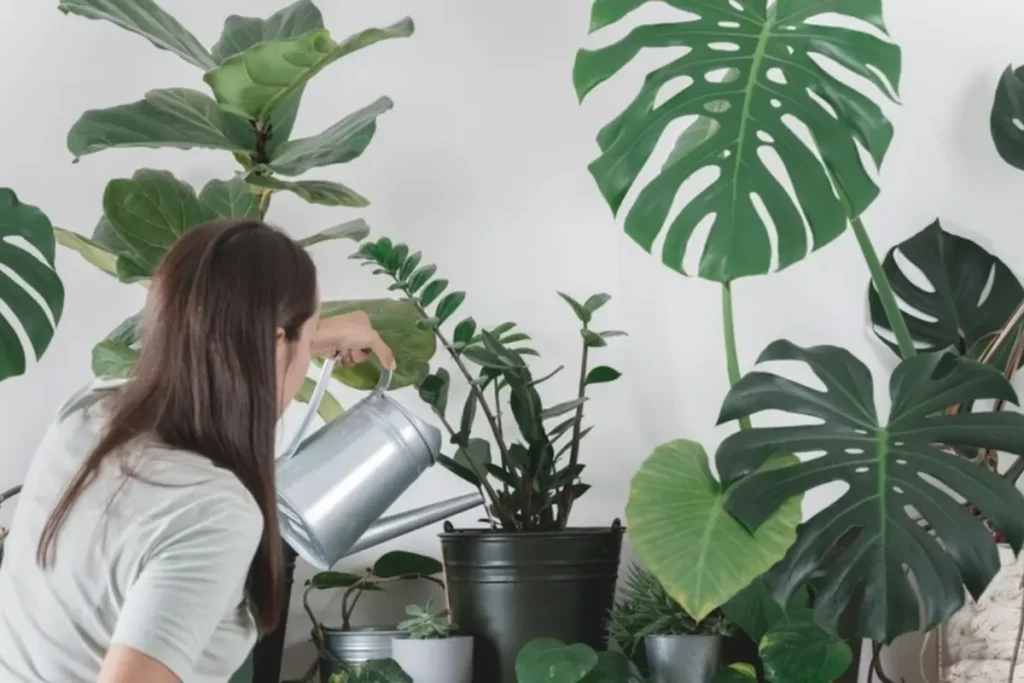 Watering Tropical Plants