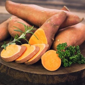 Orange Sweet Potato Slips - 10 Sweet Potato Vine Cuttings for Planting