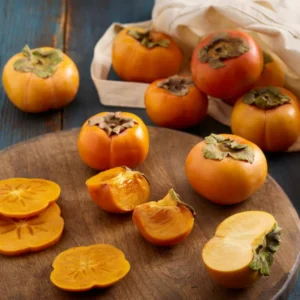 Fuyu Persimmon Tree - Grafted Fruit Tree - 3 ft Tall - 3 Gallon Pot