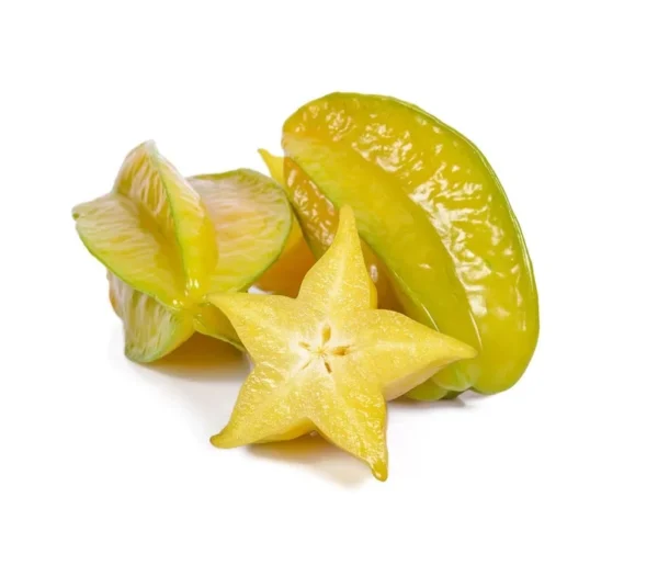 SOUR Star Fruit Tree Live Plant - 3 Feet Tall - 3 Gallon Pot Tropical Delight - Not Ship CA