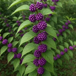 American Beautyberry Tree - Callicarpa americana - Bare Root Shrub - Wildlife Food Source