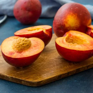Nectarine Double Delight Tree - 3 ft Tall - Live Plant in 3 gal Pot