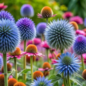 Veitch's Blue Globe Thistle Bulbs - Planting Pack - 1 Bulb
