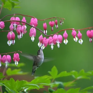 Pink Bleeding Hearts Flower Bulbs Value Pack - 1 Bulbs per Pack - Deer Resistant - Good as Cut Flower - Perennializing - Easy to Grow Live Plant - Outdoor Garden