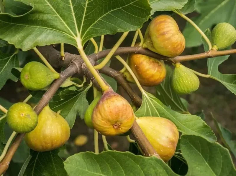 LSU Gold Fig Tree - Ficus carica - Live Plant Plug - Edible Fruit