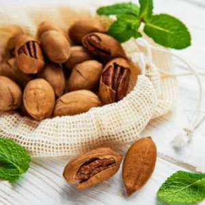 4 Pecan Trees Plants Live Bare Roots, 1-2 Feet Tall Hardy Nut Trees for Outdoor Planting, Dormant Seedlings for Garden or Yard