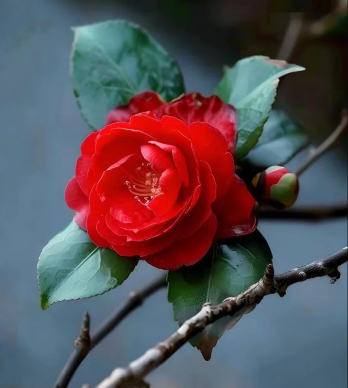 Camellia Red Live Plant, Camellia Japonica, 10-12 Inch Tall, 4 Inch Pot - Image 7