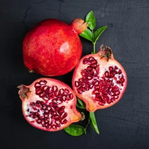 Pomegranate Live Starter Plant, Sweet Fruit Tree, 4-8 Inch Tall, 4 Inch Pot - Image 1