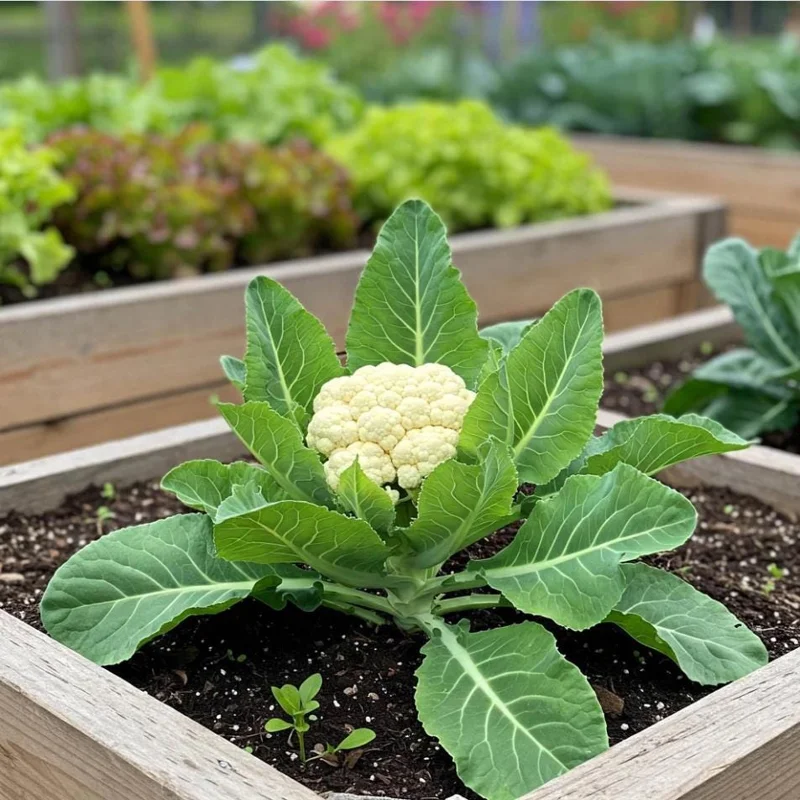 Set 3 Cauliflower Live Starter Plants - Vegetable Garden, 4-6 Inch Tall - Image 4