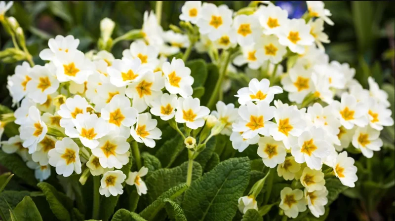 Set of 2 White Primrose Live Starter Plants, Primula Vulgaris, 4 Inch Pot, Outdoor - Image 8