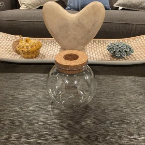 4 inch Round Plastic Desktop Terrarium with Cork Lid - Hydroponic Propagation Vase Planter - Image 3