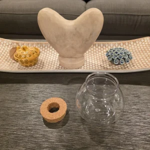 4 inch Round Plastic Desktop Terrarium with Cork Lid - Hydroponic Propagation Vase Planter - Image 4