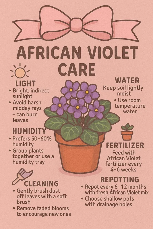African Violet Live Plant - Young Starter, Future Blooms, 4 Inch Pot, Indoor - Image 5