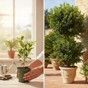 Bay Leaf Tree Live Plant 4-7 Inch Tall - Bay Laurel Herb for Indoor Outdoor Garden - Image 3