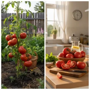 Beefsteak Tomato Plant, 6 to 8 Inc Tall, Large Red Tomatos, Patio and Garden, 2 Plants in Pot - Image 6