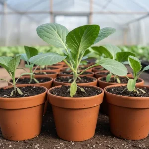 Cabbage Live Plant – 4-6 Inches Tall – Compact Vegetable for Indoor/Outdoor - Image 3