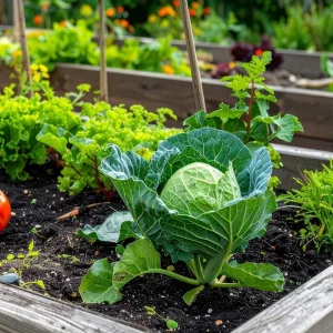 Cabbage Live Plant – 4-6 Inches Tall – Compact Vegetable for Indoor/Outdoor - Image 6