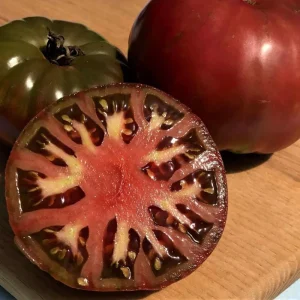 Cherokee Tomato Plant – Live Heirloom Slicing Tomato – 4 Inch Pot – Outdoor Vegetable - Image 5