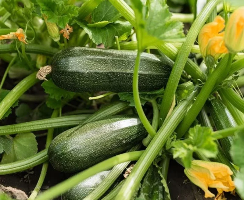 Green Zucchini Live Plant – 2 Seedlings in 4-inch Pot – Outdoor Vegetable - Image 10