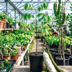 Ice Cream Bean Plant - Live Tree, Half Gallon Pot, 8-12 Inches Tall, Indoor/Outdoor - Image 4