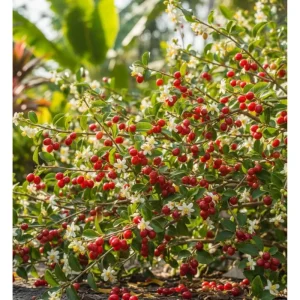 Jamaican Cherry Live Plant - Muntingia Calabura Tropical Fruit Tree, 4-8 Inch Tall - Image 7