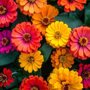 Mix Zinnia Live Plant – Colorful Annual Flowers, 8-12 Inches Tall, Indoor/Outdoor - Image 5