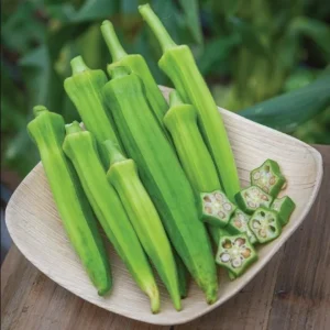 Okra Live Plants for Planting - 2 Green Vegetable Trees, 3-5 Inch Tall - Image 5