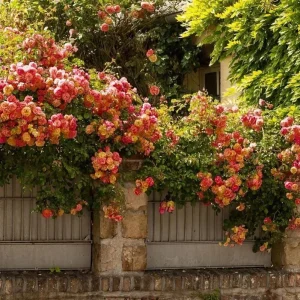 Pinata Climbing Rose Live Plant – Orange & Yellow Heirloom Rose – 4-6 Inch Tall Starter - Image 4