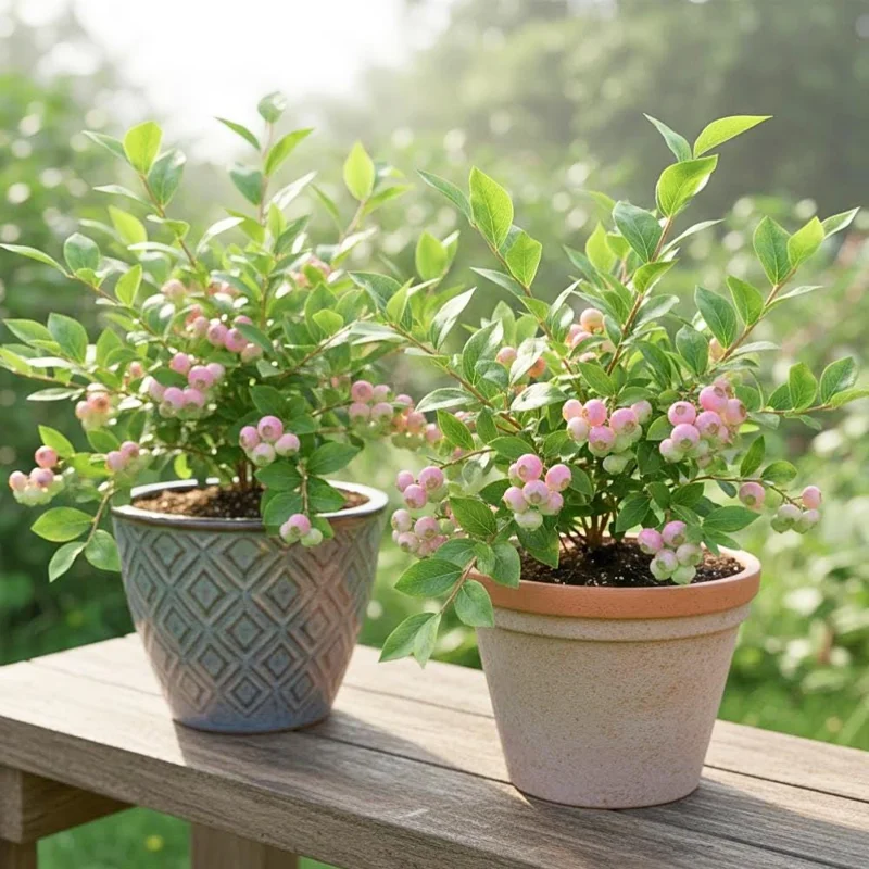 Pink Lemonade Blueberry Live Plant - Edible Fruit Bush for Garden - Image 5