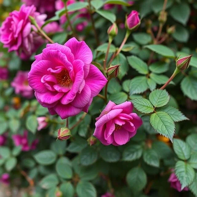 Purple Climbing Rose Seeds - 20 Pcs Non-GMO Heirloom Variety for Outdoor Gardens - Image 2