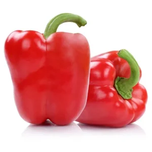 Red Bell Pepper Live Plant - Sweet Chili Pepper, 2 Plants, 3-5 Inch Tall - Image 1