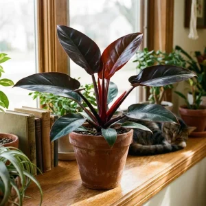 Red Philodendron Live Plant – 4 Inch Pot – Rare Indoor Houseplant - Image 2