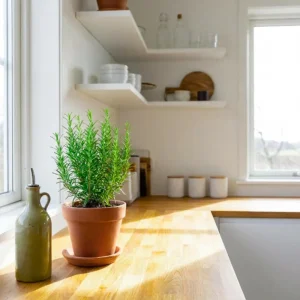 Rosemary Live Plant 3-5 Inches Tall - Fragrant Edible Herb for Indoor & Outdoor - Image 2