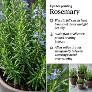 Rosemary Live Plant 3-5 Inches Tall - Fragrant Edible Herb for Indoor & Outdoor - Image 4