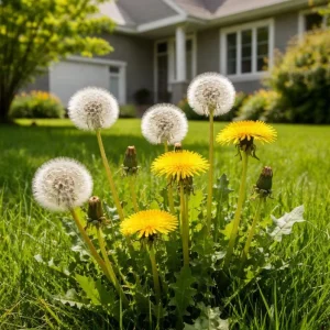 Set of 3 Live Dandelion Plants – Taraxacum officinale – Edible Herb in 4 Inch Pots - Image 1