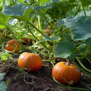 Sugar Pie Pumpkin Live Plants – 2 Heirloom Starters in 4-inch Pot – 4-6 Inch Tall - Image 6