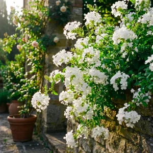 White Plumbago Live Plant – 5-7 Inch Tall Outdoor Shrub for Garden & Patio - Image 4