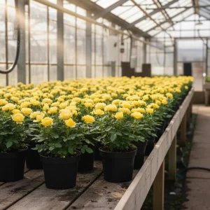 Yellow Minirose Live Plant – Vibrant Flowers – 4-6 Inch Tall – Indoor/Outdoor - Image 4