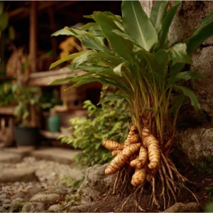 Yellow Turmeric Live Starter Plants - 2 Pack, 4-6 Inch Tall Rhizomes for Growing, Curcuma Longa Herb - Image 6