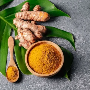 Yellow Turmeric Live Starter Plants - 2 Pack, 4-6 Inch Tall Rhizomes for Growing, Curcuma Longa Herb - Image 1