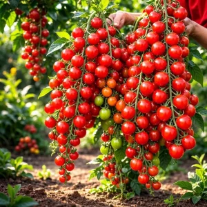 150+ Super Sweet Cherry Tomato Seeds – Heirloom, Non-GMO, Indeterminate, Red - Image 1