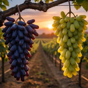 20 Mixed Finger Grape Seeds - Non-GMO, Sweet Grapes, Home Garden Planting - Image 1