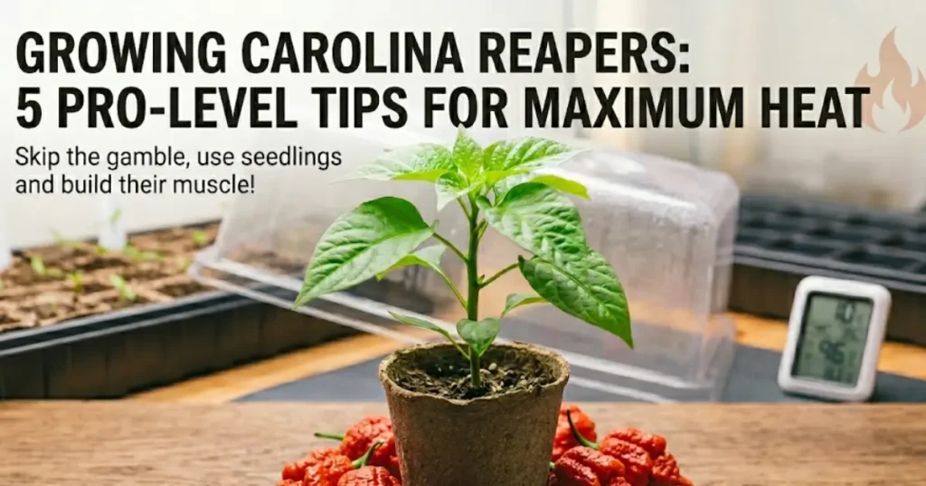 5 Tips for Growing Carolina Reaper Peppers to Get the Spiciest Harvest Ever
