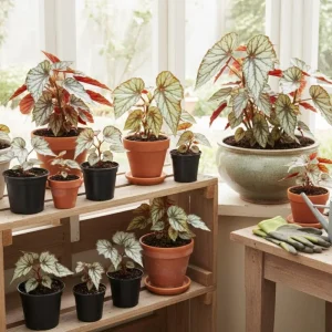 Begonia Live Plant 4–7 Inch, Colorful Foliage Houseplant, Easy Care Indoor - Image 5