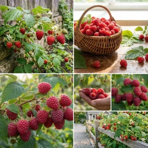 Caroline Red Raspberry Live Plant 4-7