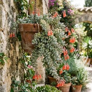 Cotyledon Pendens Live Plant – Trailing Succulent – 2 Inch Pot – 2-4 Inch Tall - Image 4