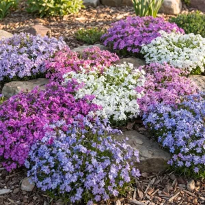 Creeping Phlox Live Plants - 2 Pack, 4-7 Inch, Vibrant Ground Cover Perennial Flowers - Image 3