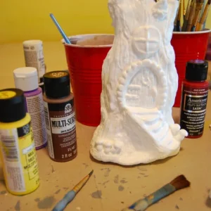 DIY Fairy Hobbit House Decoration - Paint Your Own Craft Kit - Image 2
