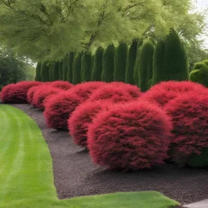 Dwarf Burning Bush Live Plant – Euonymus alatus ‘Compactus’ – 6-12in Tall – Bare Root Shrub - Image 9