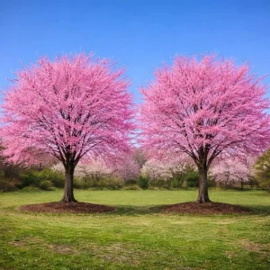 Okame Cherry Live Plant - Pink Cherry Blossom Seedling, 2.5 Inch Pot, Outdoor Tree - Image 6